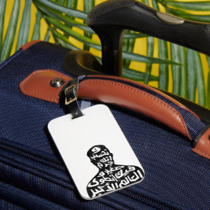 Arabische kalligrafie bagage labels