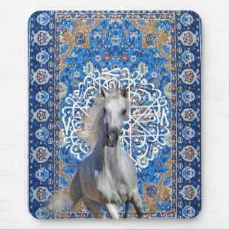 Arabische kalligrafie paard muismat