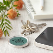 arabische kalligrafie tekst islamitisch schrijven sleutelhanger (Zijkant)