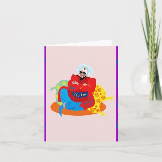 Arabische Koning Feestdagen Kaart (Voorkant)