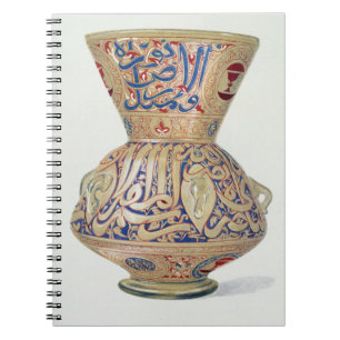Arabische Lamp, bord VIII uit een 19e-eeuwse alb Notitieboek