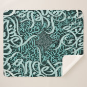 Arabische letters tiffany sherpa deken (Voorkant (horizontaal))