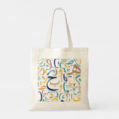 Arabische letters tote bag (Achterkant)