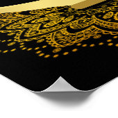 Arabische Libische traditionele maaltijd muur kuns Poster (Hoek)