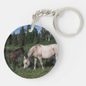 Arabische Mare & Foal 2 Sleutelhanger (Achterkant)