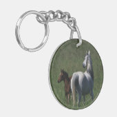 Arabische Mare & Foal Sleutelhanger (Voorkant Links)