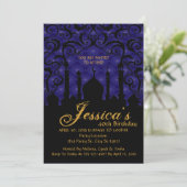 Arabische Nachten, uitnodigingen 40e verjaardag (Staand voorkant)