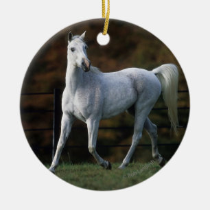 Arabische paarden aan het rijden 1 keramisch ornament