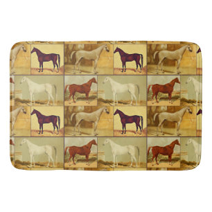  Arabische paarden - collage Badmat