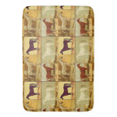  Arabische paarden - collage Badmat (Voorkant Verticaal)