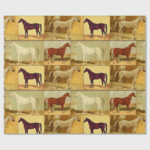 Arabische paarden - collage Cadeaupapier