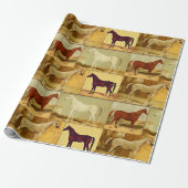 Arabische paarden - collage Cadeaupapier (Uitgerold)