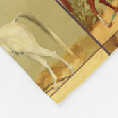  Arabische paarden - collage Fleece Deken (Hoek)