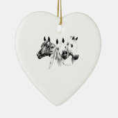 Arabische paarden keramisch ornament (Rechts)
