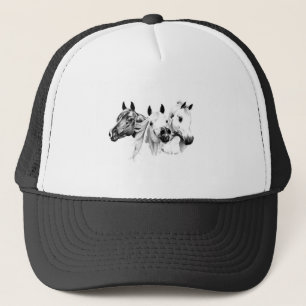 Arabische paarden trucker pet