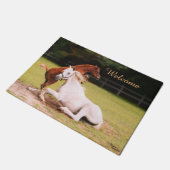 Arabische paarden Welkom Doormat Deurmat (Schuin)