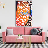 Arabische poort canvas afdruk (Insitu (Woonkamer))