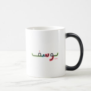 Arabische Script Name and Age Mok Yusuf
