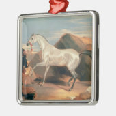 Arabische Stallion Metalen Ornament (Links)