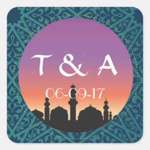 Arabische Stickers Bright Marokkaanse Plein Gunste