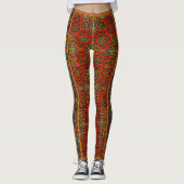 Arabische Tapijtprint Leggings (Voorkant)