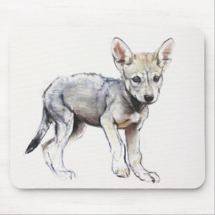 Arabische Wolf Pup 2009 Muismat