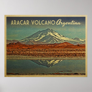 Aracar Volcano Argentina Poster