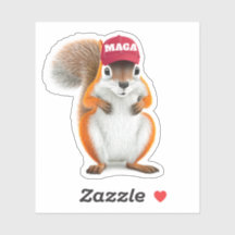 Arachide l'écureuil Sticker MAGA