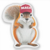 Arachide l'écureuil Sticker MAGA (Devant)