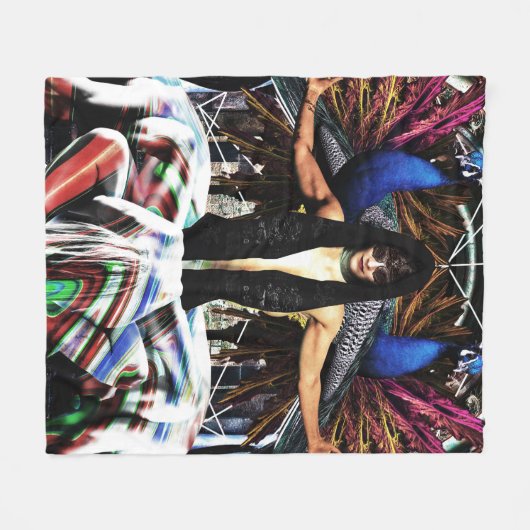 "Arachne- Pride-" Fleece Deken (Voorkant (Horizontaal))