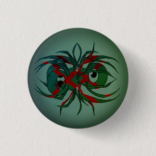Arachnid van de wanhoop ronde button 3,2 cm