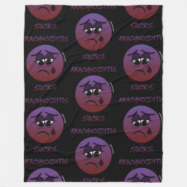 ARACHNOIDITIS SUCKS FLEECE DEKEN