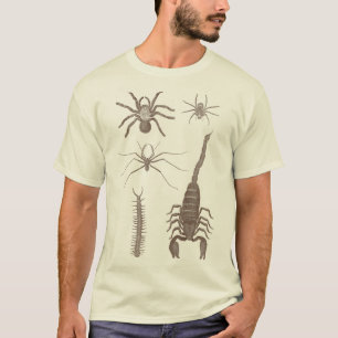 Arachofobie! Spiers & Scorpions voor en achter! T-shirt