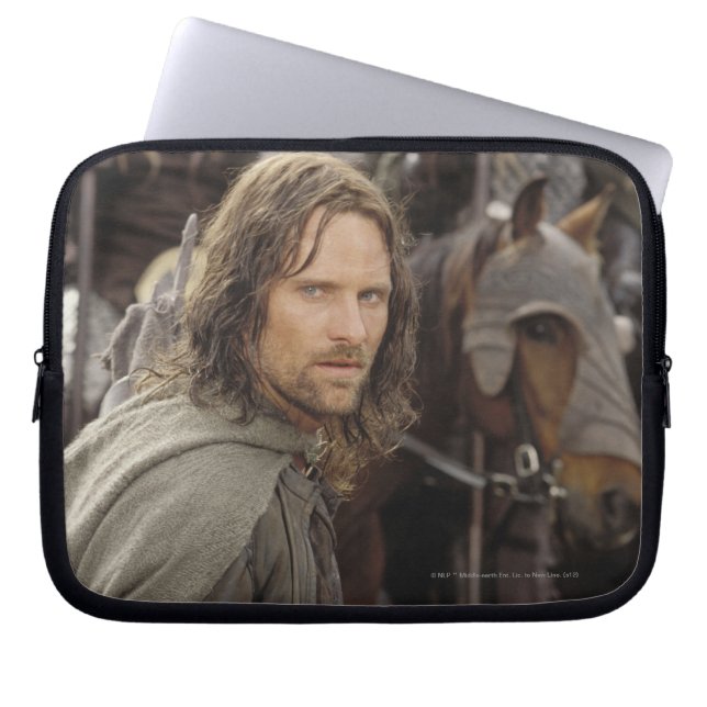 Aragón met paard laptop sleeve (Voorkant)