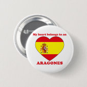Aragones Ronde Button 5,7 Cm (Voorkant /achterkant)