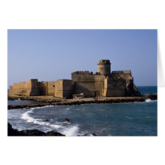 Aragonese Castle, Calabria, Italië (Voorkant Horizontaal)