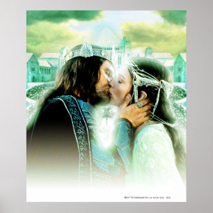Aragorn en ARWEN™ Kiss Poster