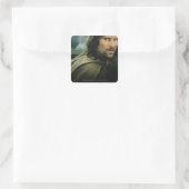Aragorn gaat dicht vierkante sticker (Tas)