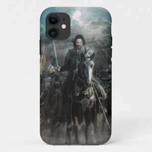 Aragorn leidt te paard iPhone 11 hoesje