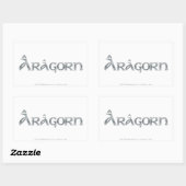 Aragorn logo rechthoekige sticker (Vel)