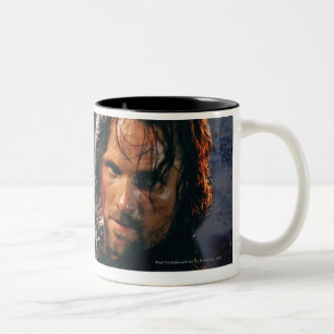 Aragorn met leger tweekleurige koffiemok