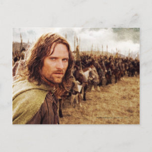Aragorn Plus Line of Horses Briefkaart
