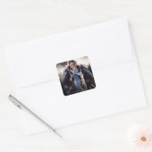 Aragorn Riding Horse Vierkante Sticker (Envelop)