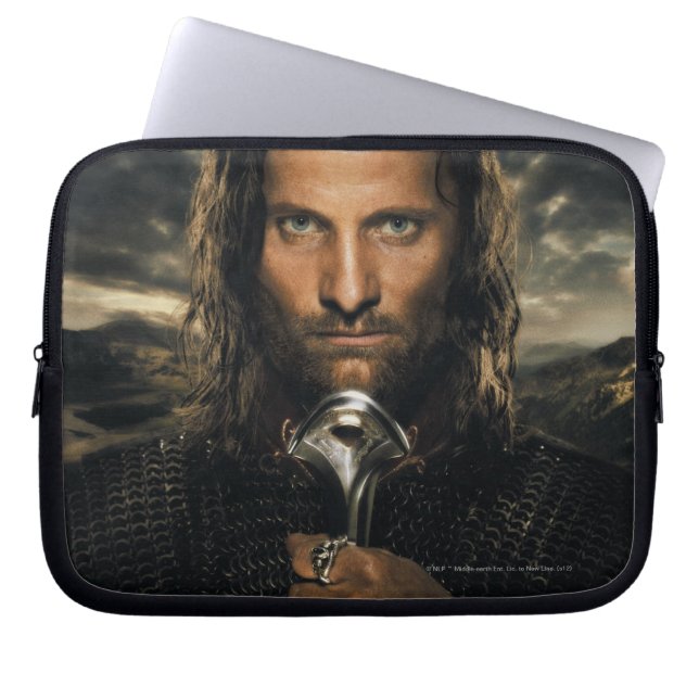 Aragorn Sword Down Laptop Sleeve (Voorkant)