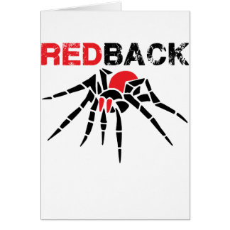 Araignée arrière de rouge