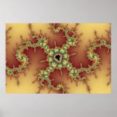 Araignée asiatique - Poster fractal (Devant)