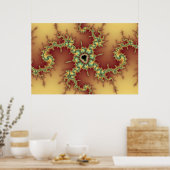 Araignée asiatique - Poster fractal (Cuisine)