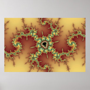 Araignée asiatique - Poster fractal