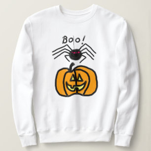 Araignée avec Sweatshirt Citrouille Halloween