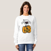 Araignée avec Sweatshirt Citrouille Halloween (Devant entier)